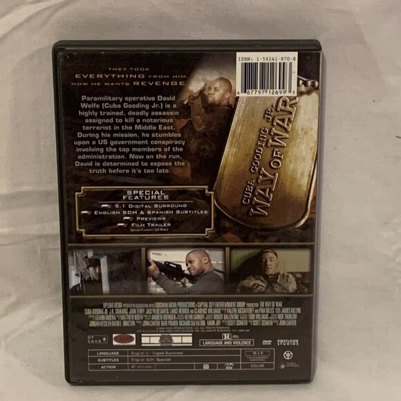 Way of War (DVD, 2009) Widescreen Cuba Gooding Jr., J. K. Simmons, John Terry - Picture 2 of 3